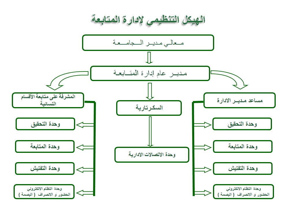 الهيكل التنظيمي