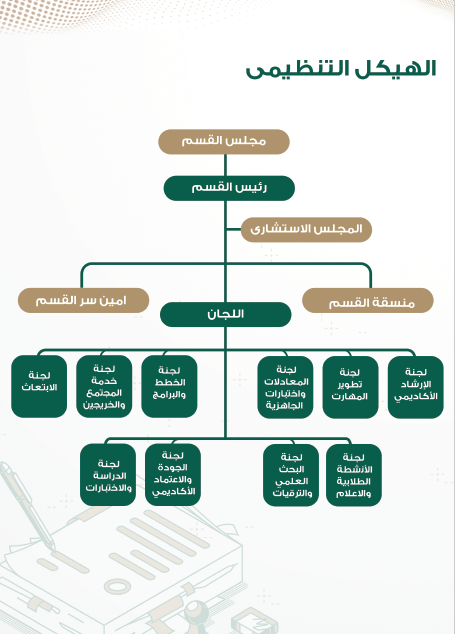 هيكلة القسم