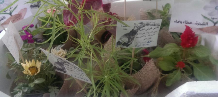 أسبوع الشجرة بكلية التربية شطر الطالبات