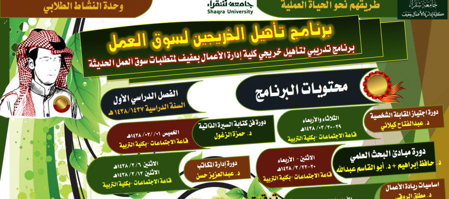 برنامج تأهيل الخريجين لسوق العمل