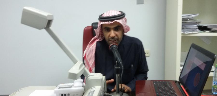 ندوة بكلية العلوم والآداب عن (صناعة الجودة ) للدكتور عمر الشلاش