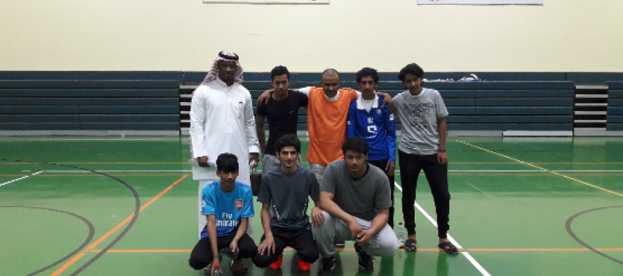 مشاركة كلية المجتمع بشقراء في بطولة خمسيات كرة القدم