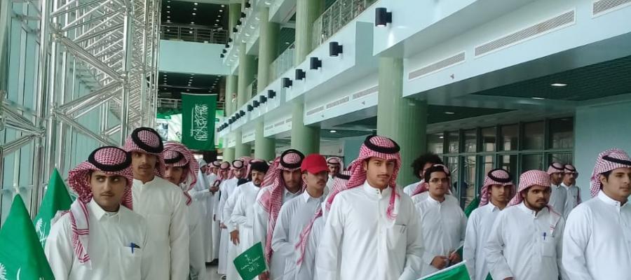 كلية المجتمع تحتفل باليوم الوطني