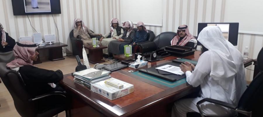 لقاء مع طلاب ثانوية القدس بكلية التربية بعفيف