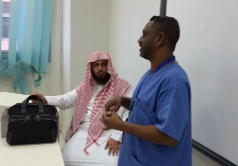 جمعية نقاء الخيرية لمكافحة التدخين في زيارة كلية التربية