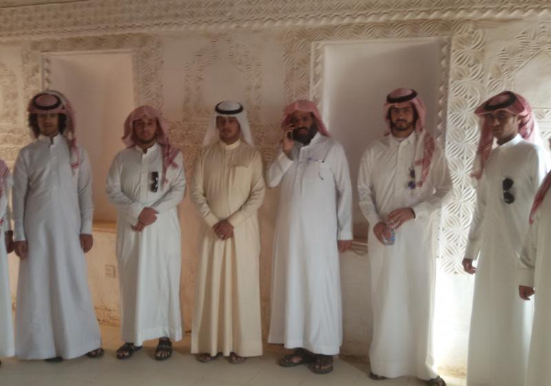 تربية شقراء في زيارة الأماكن الأثرية (قصر السبيعي)