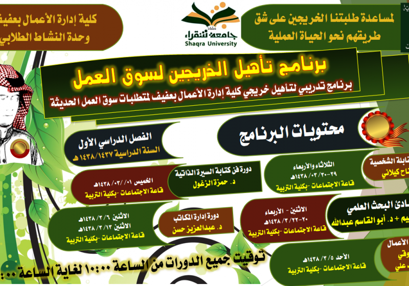 برنامج تأهيل الخريجين لسوق العمل