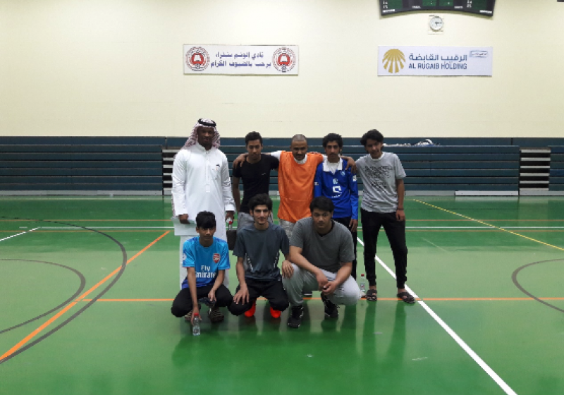 مشاركة كلية المجتمع بشقراء في بطولة خمسيات كرة القدم